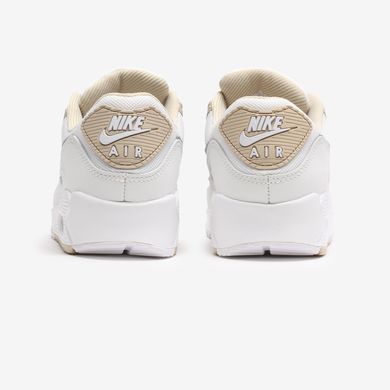 Кросівки жіночі Nike AIR MAX 90 шкіра білі з коричневим DH5719-100, 10,5, 42,5, 27,5
