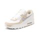 Кросівки жіночі Nike AIR MAX 90 шкіра білі з коричневим DH5719-100, 10,5, 42,5, 27,5