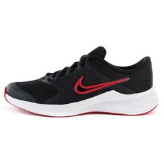 Кросівки чоловічі для бігу Nike DOWNSHIFTER 11 текстиль чорні з червоним CW3411-005, 10, 44, 28