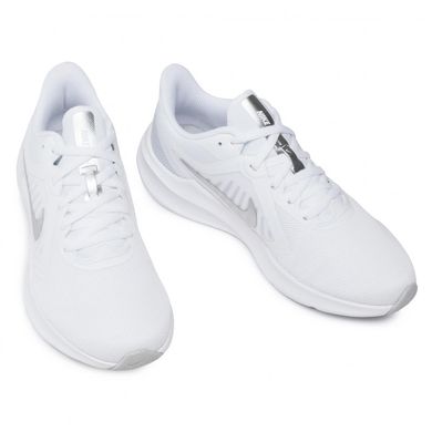 Кроссовки женские для бега Nike DOWNSHIFTER 10 текстиль белые CI9984-100, 5, 35,5, 22