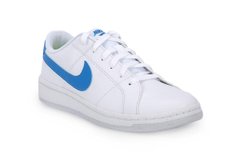 Кеды мужские Nike COURT ROYALE 2 NN искусственная кожа белые с синим DH3160-103, 10, 44, 28