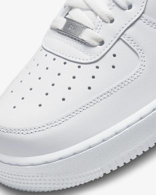 Кроссовки мужские Nike AIR FORCE 1 '07 белые CW2288-111, 10, 44, 28