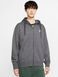 Спортивна кофта чоловіча Nike M NSW CLUB HOODIE FZ BB сіра артикул BV2645-071, L