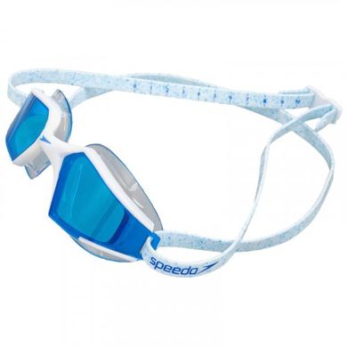 Очки для плавания Speedo AQUAPULSE MAX GOG V3 AU WHITE/BLUE, бело-голубой